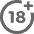 18plus sign